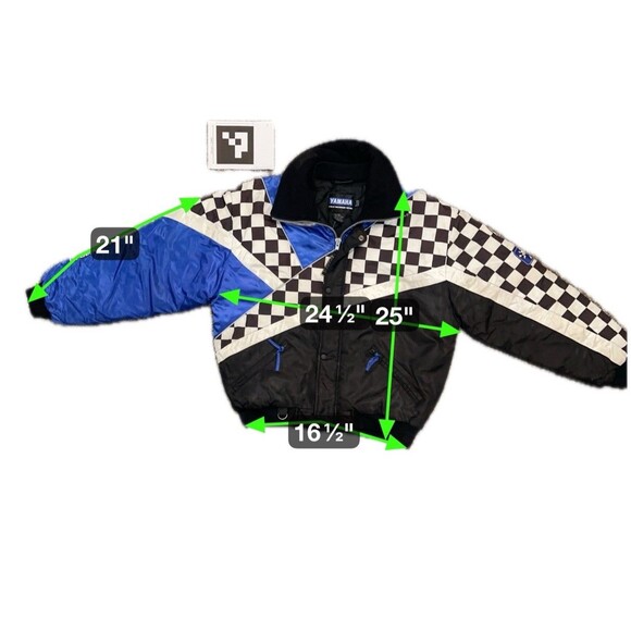 Vintage Yamaha Racing Cold Weather Gear Nylon Zip Jacket KOREA  Size Large Reg - Picture 3 of 9
